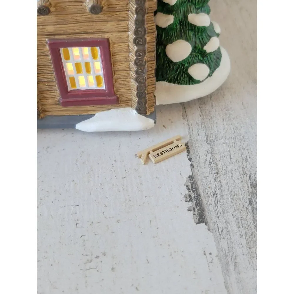 Dept 56 55012 Last Stop Gas Station snow village‎ accessory Xmas